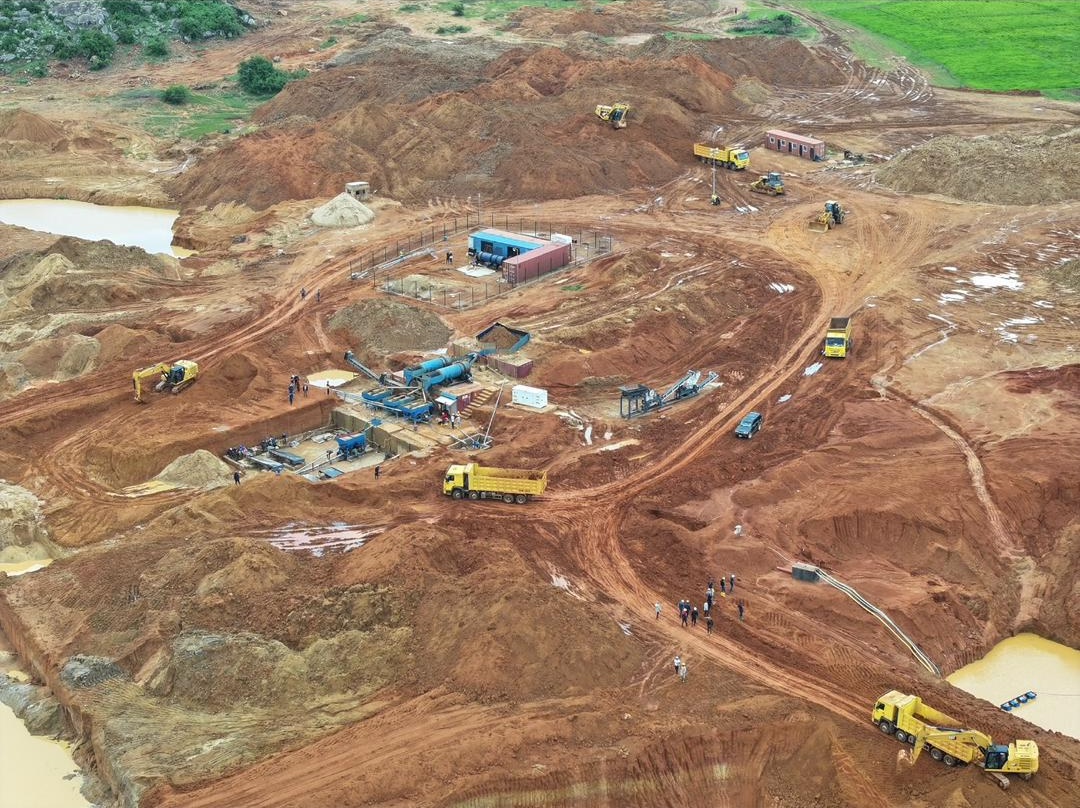 Aerial view of Mexcon mining operations